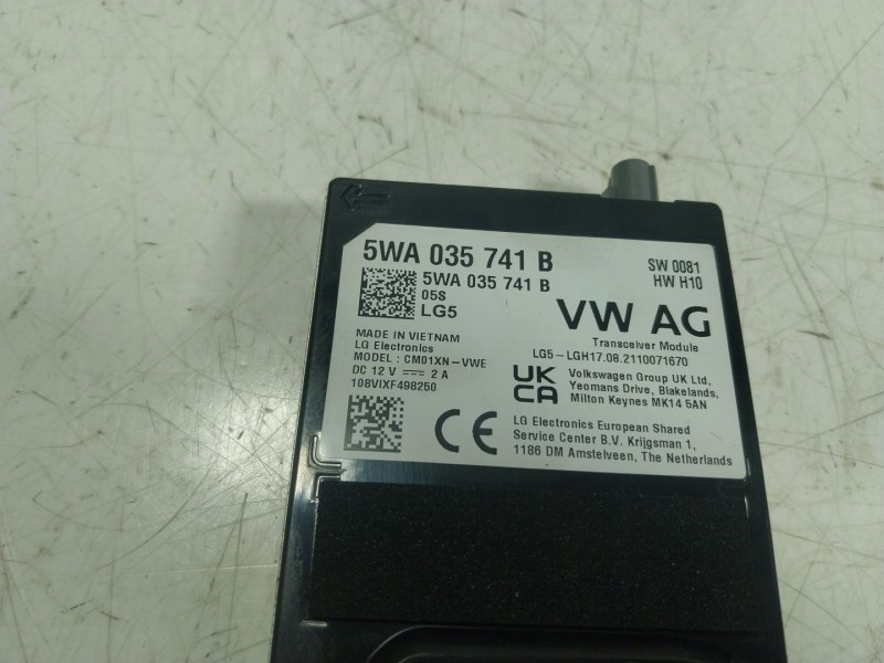 Recambio de modulo electronico para volkswagen golf viii (cd1, da1) 1.0 tsi referencia OEM IAM  5WA035741B 
