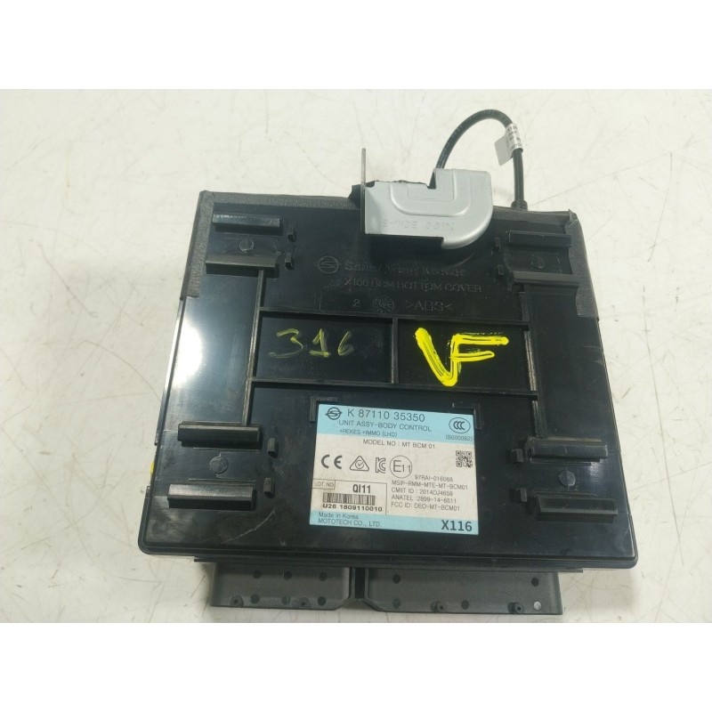 Recambio de modulo electronico para ssangyong tivoli 1.6 xdi 160 referencia OEM IAM  8711035350 