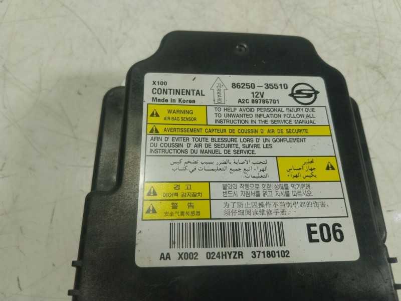 Recambio de centralita airbag para ssangyong tivoli 1.6 xdi 160 referencia OEM IAM  8625035510 