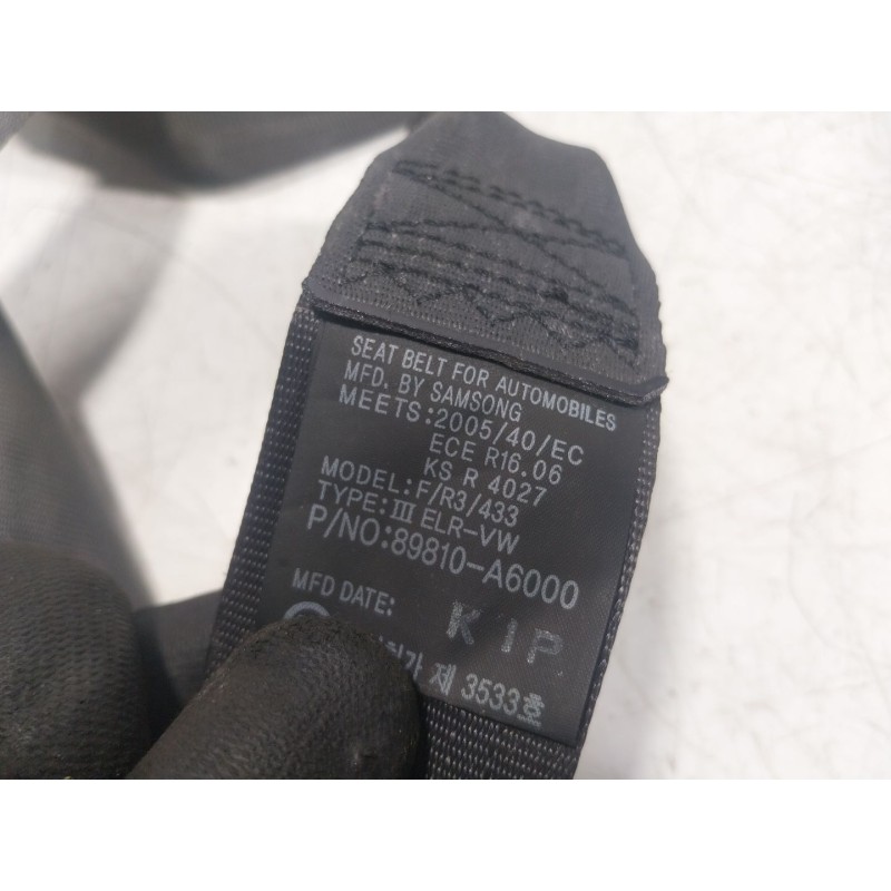 Recambio de cinturon seguridad trasero izquierdo para kia cee´d (jd) 1.4 crdi 90 referencia OEM IAM  98910A6000 