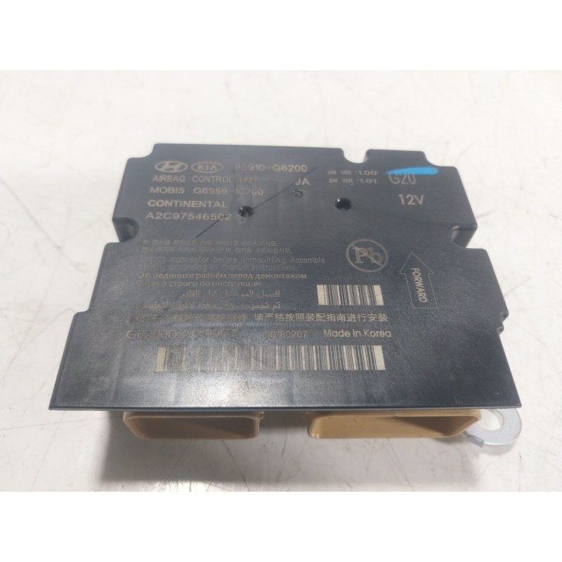 Recambio de centralita airbag para kia picanto iii (ja) 1.0 lpg referencia OEM IAM  95910G6200 