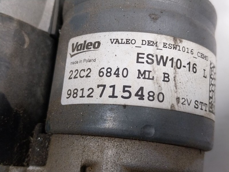 Recambio de motor arranque para opel corsa f (p2jo) 1.2 (68) referencia OEM IAM  9812715480 