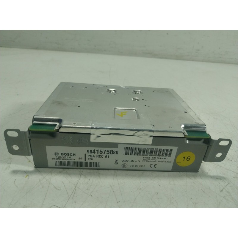 Recambio de sistema audio / radio cd para opel corsa f (p2jo) 1.2 (68) referencia OEM IAM  9841575880 