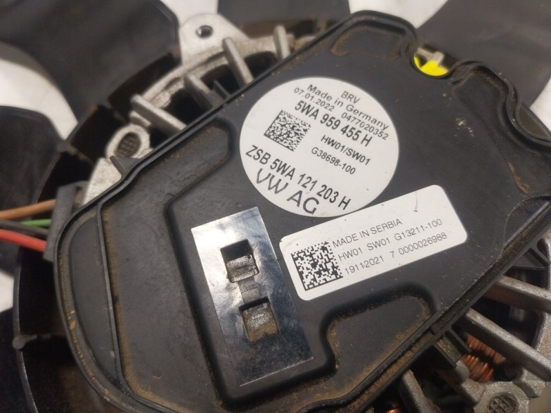Recambio de electroventilador para volkswagen golf viii (cd1, da1) 1.0 tsi referencia OEM IAM  5WA959455H 
