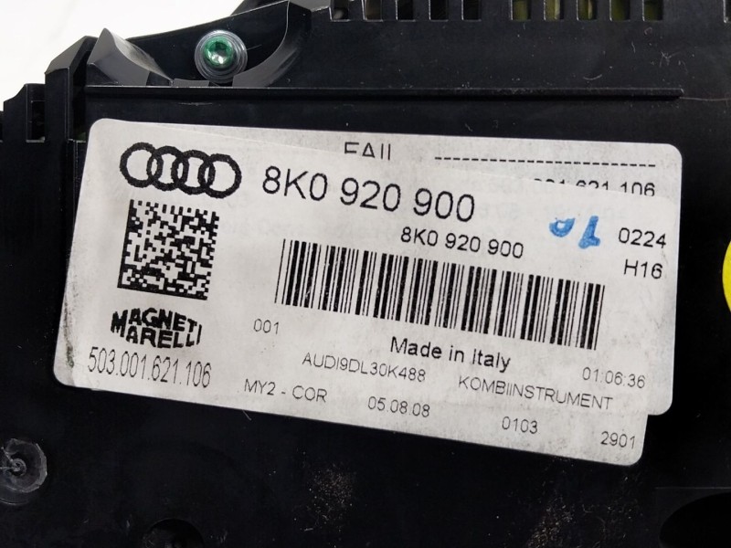 Recambio de cuadro instrumentos para audi a4 b8 (8k2) 1.8 tfsi quattro referencia OEM IAM  8K0920900 