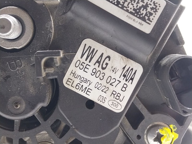 Recambio de alternador para volkswagen golf viii (cd1, da1) 1.0 tsi referencia OEM IAM  05E903027B 