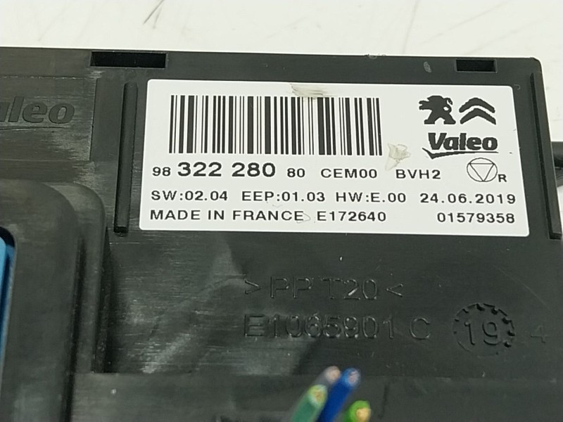 Recambio de modulo electronico para citroën c4 cactus 1.2 thp 110 referencia OEM IAM  9832228080 