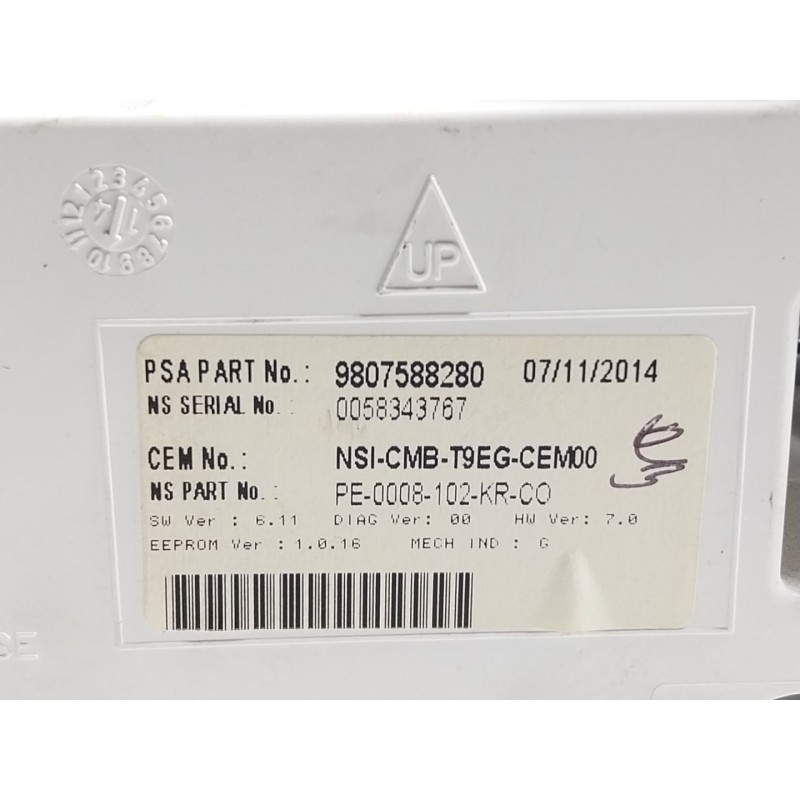 Recambio de cuadro instrumentos para peugeot 308 ii (lb_, lp_, lw_, lh_, l3_) 1.6 hdi / bluehdi 115 referencia OEM IAM  98075882