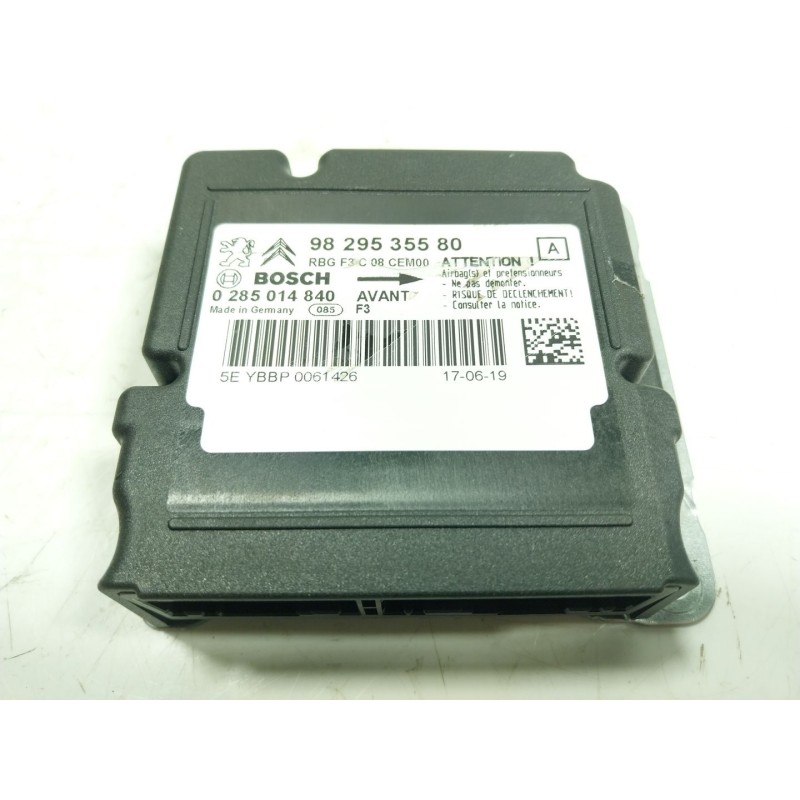 Recambio de centralita airbag para citroën c4 cactus 1.2 thp 110 referencia OEM IAM  9829535580 