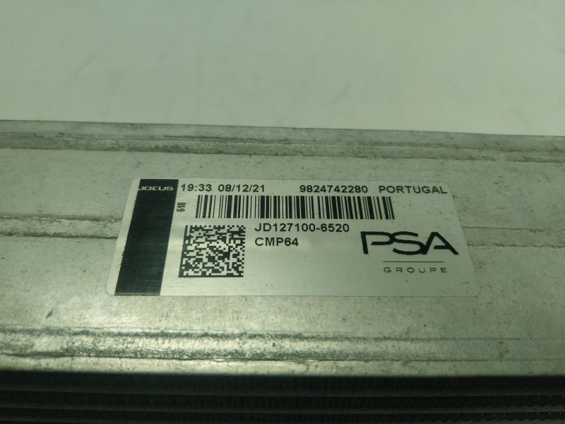 Recambio de intercooler para opel corsa f (p2jo) 1.2 (68) referencia OEM IAM  9824742280 