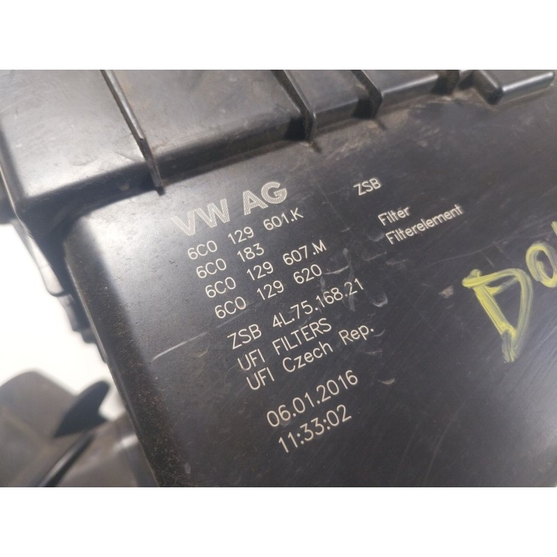 Recambio de filtro aire para audi a1 sportback (8xa, 8xf) 1.6 tdi referencia OEM IAM  6C0129601K 