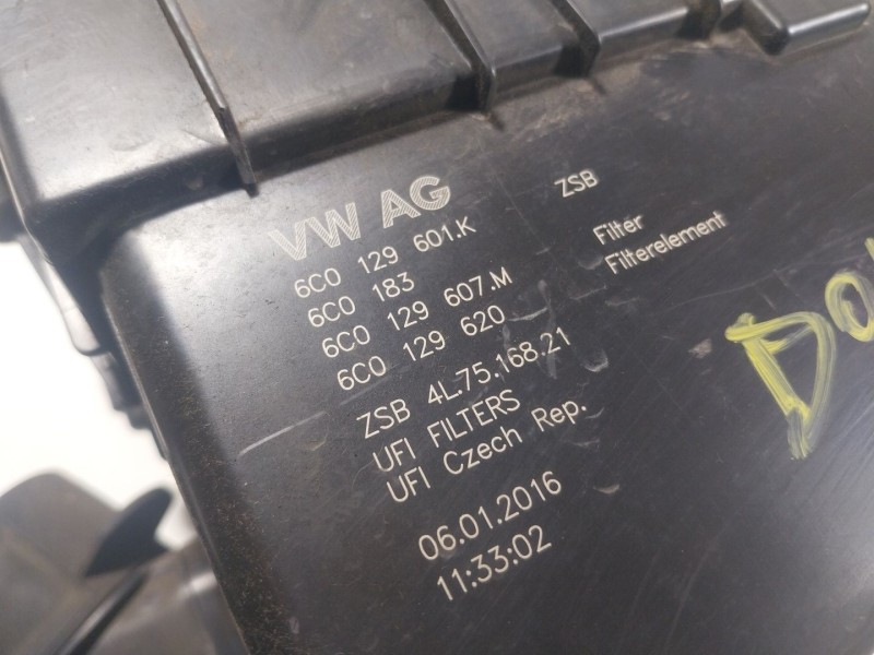 Recambio de filtro aire para audi a1 sportback (8xa, 8xf) 1.6 tdi referencia OEM IAM  6C0129601K 