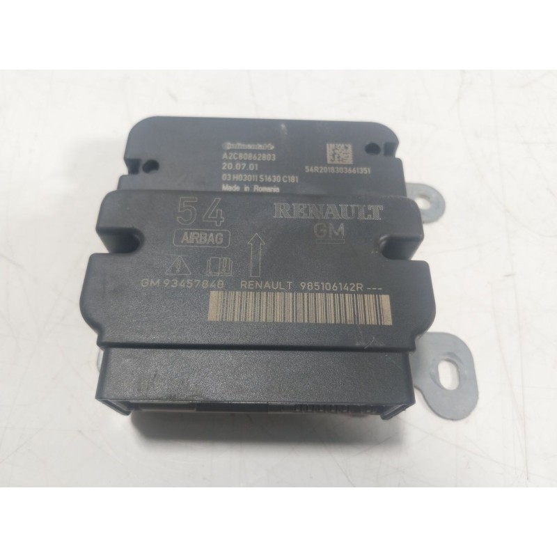 Recambio de centralita airbag para renault trafic iii furgoneta (fg_) 2.0 dci 120 (fgmn) referencia OEM IAM 985106142R 985106142