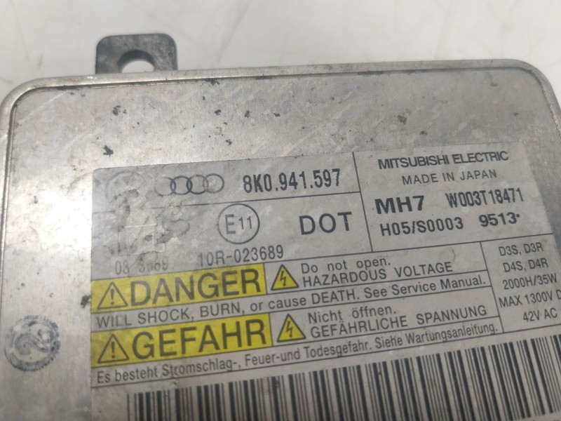 Recambio de centralita faros xenon para audi q5 (8rb) 2.0 tdi quattro referencia OEM IAM  8K0941597 