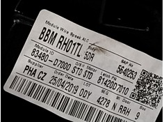 Recambio de elevalunas trasero derecho para hyundai tucson (tl, tle) 1.6 gdi referencia OEM IAM  83480D7000  2