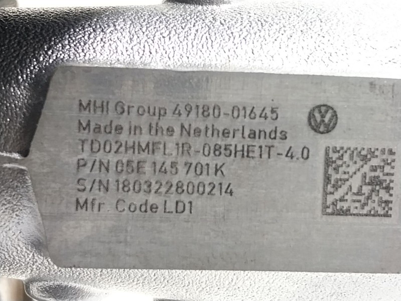 Recambio de turbocompresor para audi q2 (gab, gag) 35 tfsi referencia OEM IAM  05E145701K 