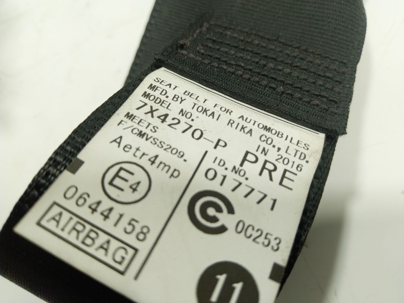 Recambio de cinturon seguridad delantero izquierdo para lexus ct (zwa10_) 200h (zwa10_) referencia OEM IAM  7X4270P 