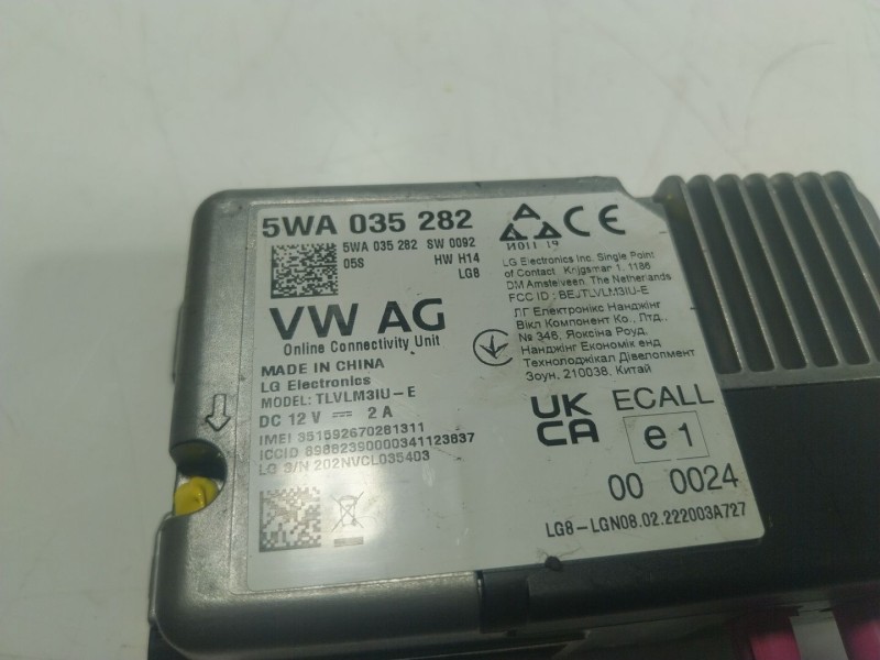 Recambio de modulo electronico para audi q2 (gab, gag) 35 tfsi referencia OEM IAM  5WA035282 