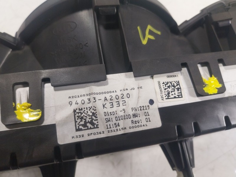 Recambio de cuadro instrumentos para kia cee´d (jd) 1.4 crdi 90 referencia OEM IAM 94033A2020 94033A2020 