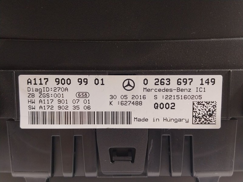 Recambio de cuadro instrumentos para mercedes-benz cla shooting brake (x117) cla 220 cdi / d (117.903) referencia OEM IAM A11790