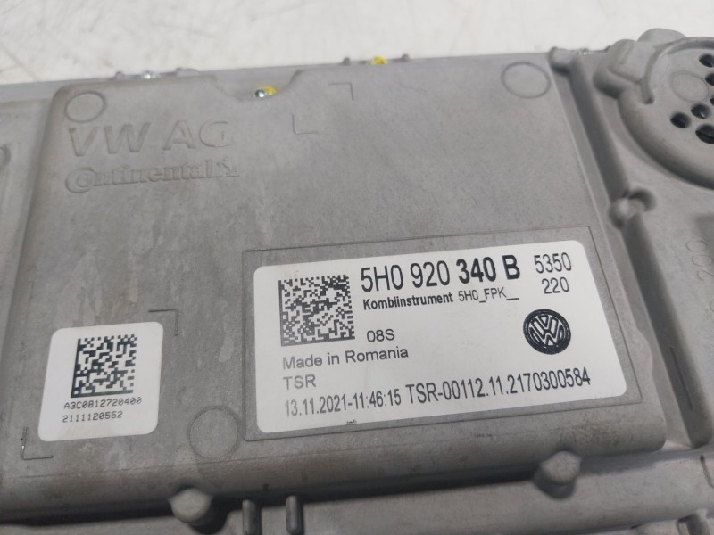 Recambio de cuadro instrumentos para volkswagen golf viii (cd1, da1) 1.0 tsi referencia OEM IAM 5H0920340B 5H0920340B 