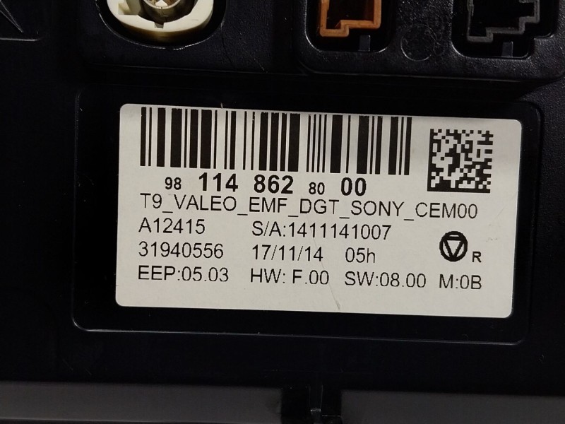 Recambio de pantalla multifuncion para peugeot 308 ii (lb_, lp_, lw_, lh_, l3_) 1.6 hdi / bluehdi 115 referencia OEM IAM 9811486