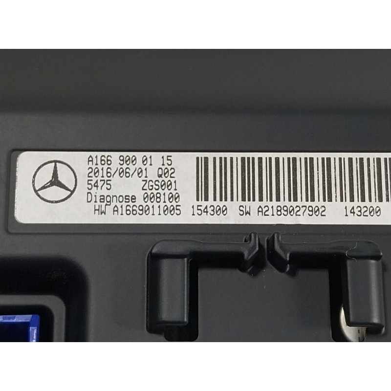Recambio de pantalla multifuncion para mercedes-benz cla shooting brake (x117) cla 220 cdi / d (117.903) referencia OEM IAM A166