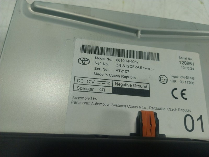 Recambio de sistema navegacion gps para toyota c-hr (_x1_) 1.8 hybrid (zyx10_, zyx11_) referencia OEM IAM 86100F4052 86100F4052 