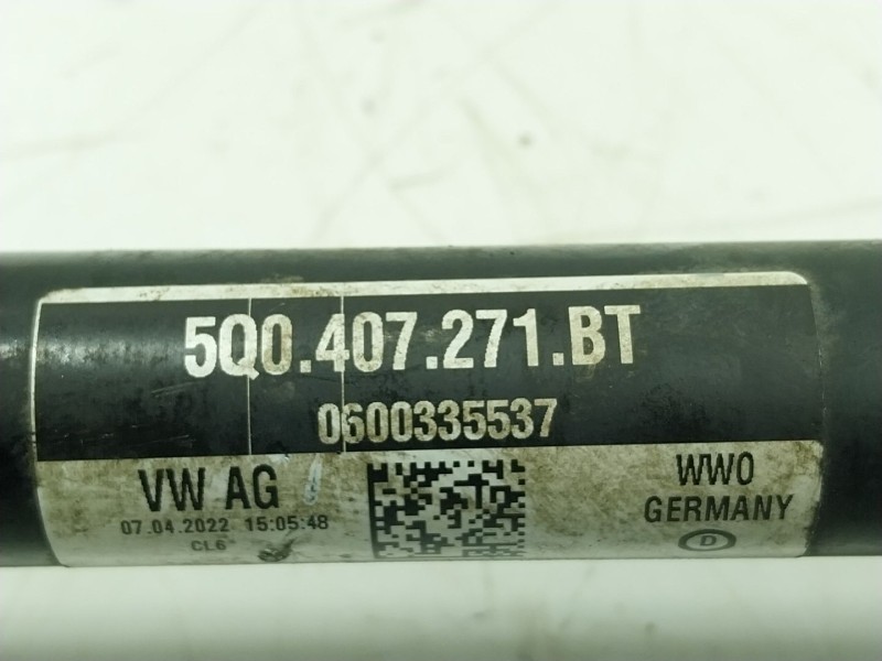 Recambio de transmision izquierda para audi q2 (gab, gag) 35 tfsi referencia OEM IAM  5Q0407271BT 