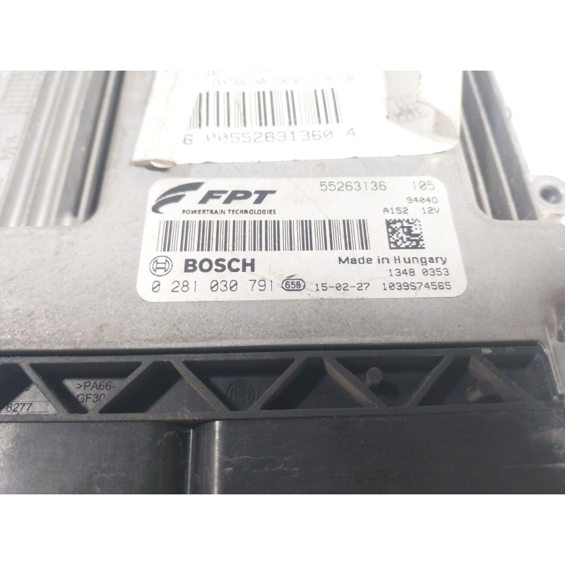 Recambio de centralita motor uce para alfa romeo giulietta (940_) 1.6 jtdm (940fxd1a) referencia OEM IAM  55263136 