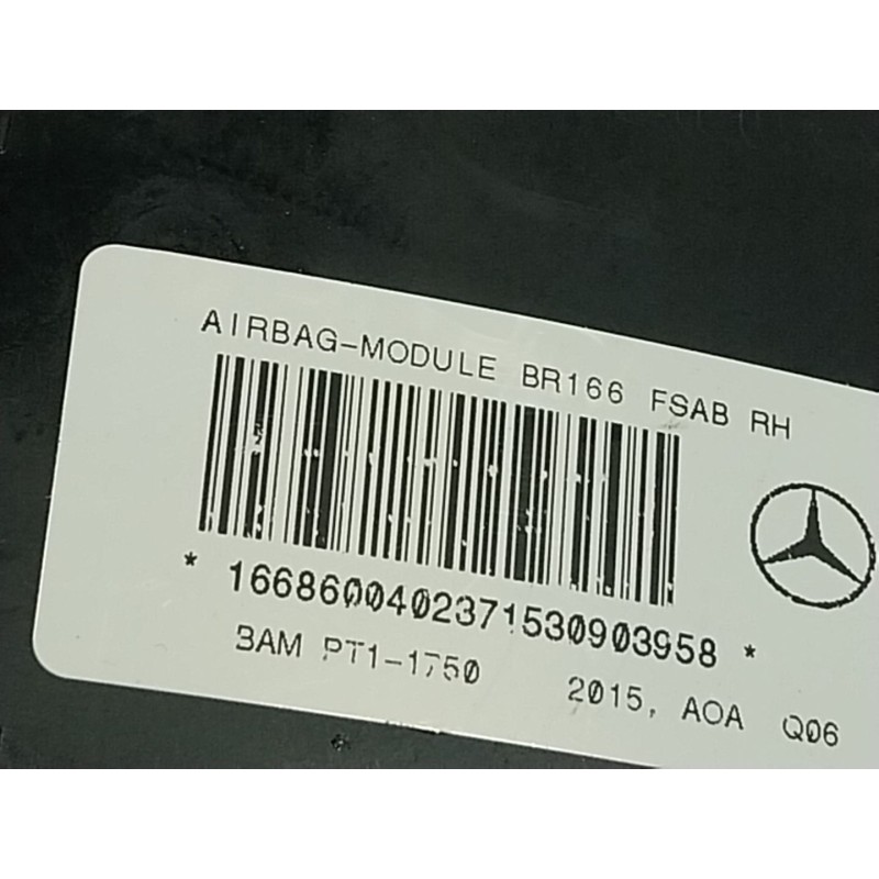 Recambio de airbag lateral delantero derecho para mercedes-benz gle (w166) 400 4-matic (166.056) referencia OEM IAM  16686004023