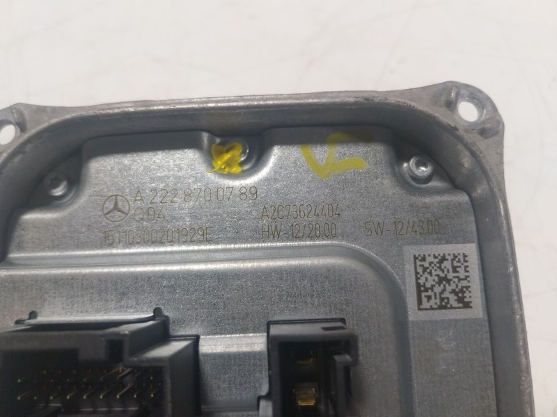 Recambio de centralita faros xenon para mercedes-benz gle (w166) 400 4-matic (166.056) referencia OEM IAM  A2228700789 