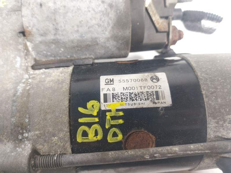 Recambio de motor arranque para opel mokka x 1.6 cdti dpf referencia OEM IAM  55570068 