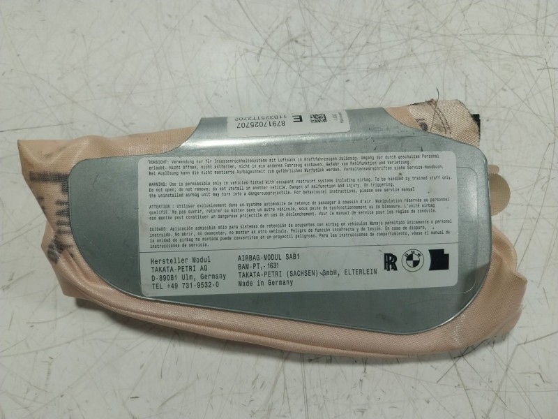 Recambio de airbag lateral delantero izquierdo para bmw 5 (f10) 520 d referencia OEM IAM  87917025707 