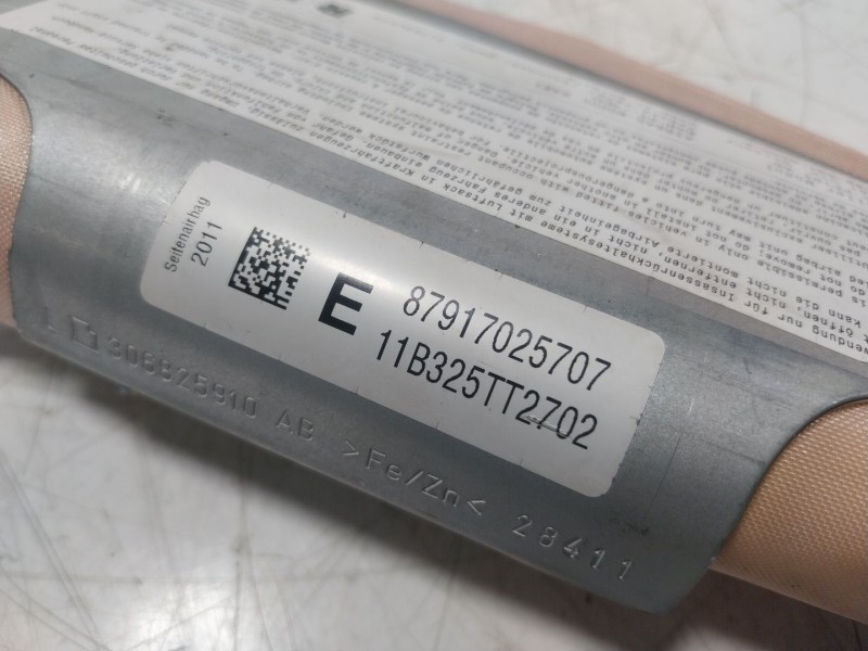 Recambio de airbag lateral delantero izquierdo para bmw 5 (f10) 520 d referencia OEM IAM  87917025707 
