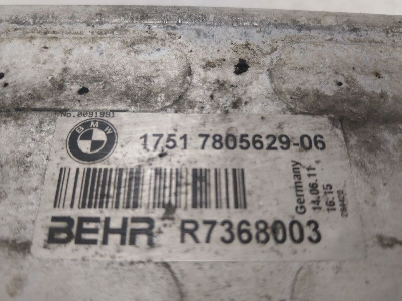 Recambio de intercooler para bmw 5 (f10) 520 d referencia OEM IAM  780562906 