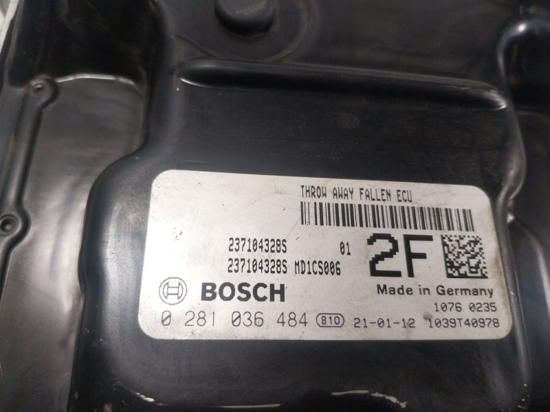 Recambio de centralita motor uce para renault kangoo / grand kangoo ii (kw0/1_) 1.5 dci 80 (kw15) referencia OEM IAM  237104328S