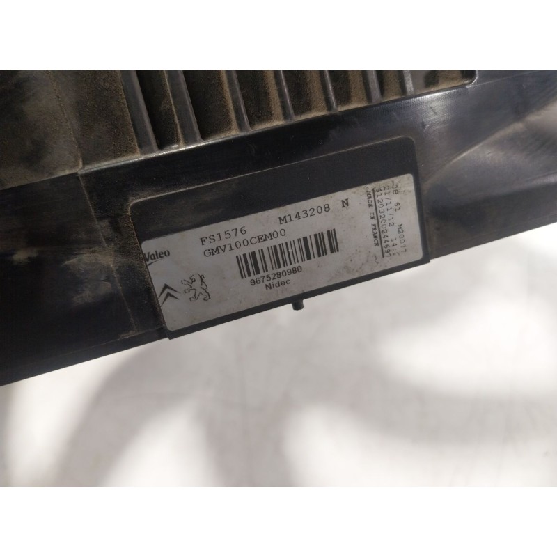 Recambio de electroventilador para citroën c-elysee (dd_) 1.6 hdi 92 referencia OEM IAM  9675280980 