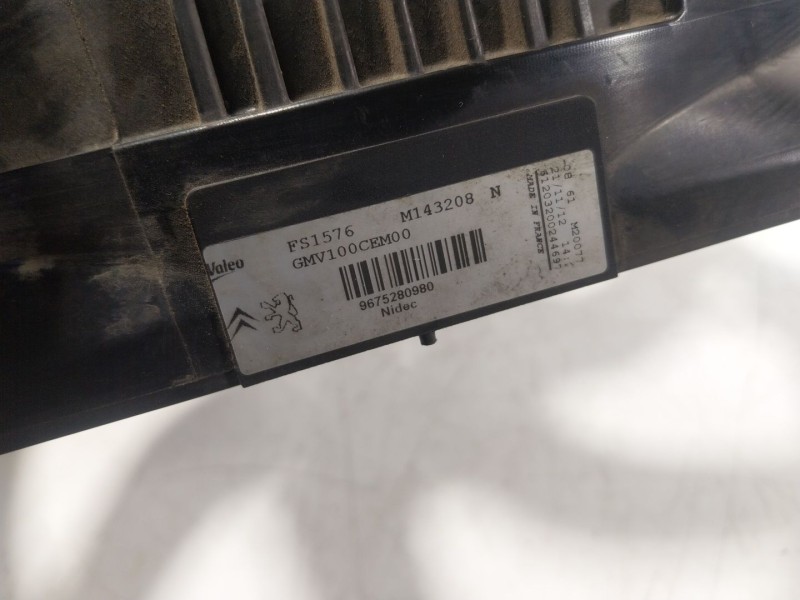 Recambio de electroventilador para citroën c-elysee (dd_) 1.6 hdi 92 referencia OEM IAM  9675280980 