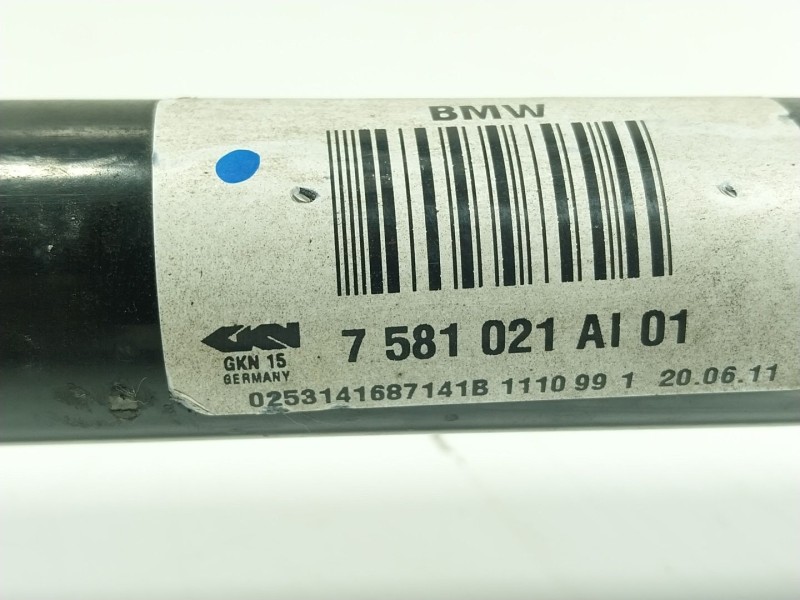 Recambio de transmision derecha para bmw 5 (f10) 520 d referencia OEM IAM  758102101 