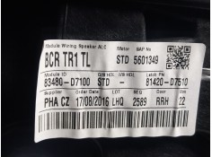 Recambio de elevalunas trasero derecho para hyundai tucson (tl, tle) 1.7 crdi referencia OEM IAM  83480D7100  2