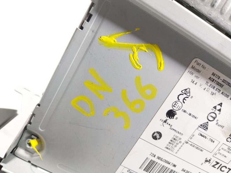 Recambio de sistema audio / radio cd para hyundai tucson (tl, tle) 1.6 gdi referencia OEM IAM 96170D3720ZL5 96170D3720 