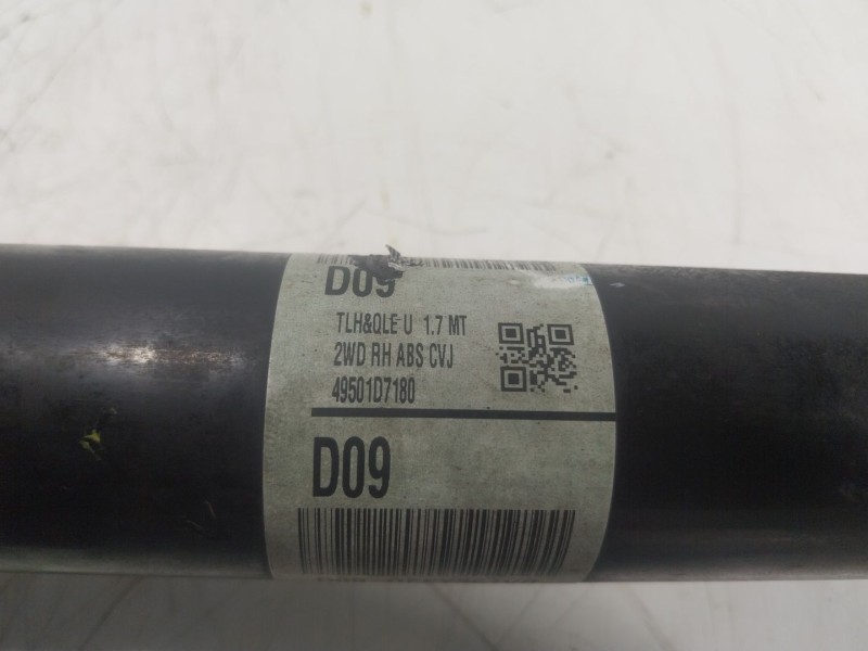 Recambio de transmision derecha para hyundai tucson (tl, tle) 1.7 crdi referencia OEM IAM  49501D7180 