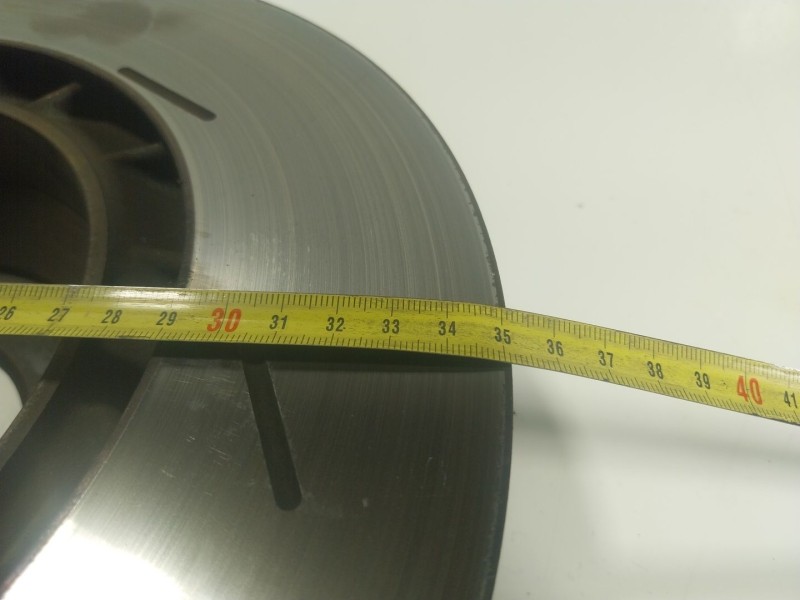 Recambio de disco freno trasero para porsche panamera (970) 4.8 turbo referencia OEM IAM   