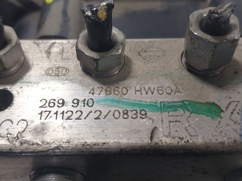 Recambio de abs para nissan qashqai ii suv (j11, j11_) 1.6 dci referencia OEM IAM  47660HW604 