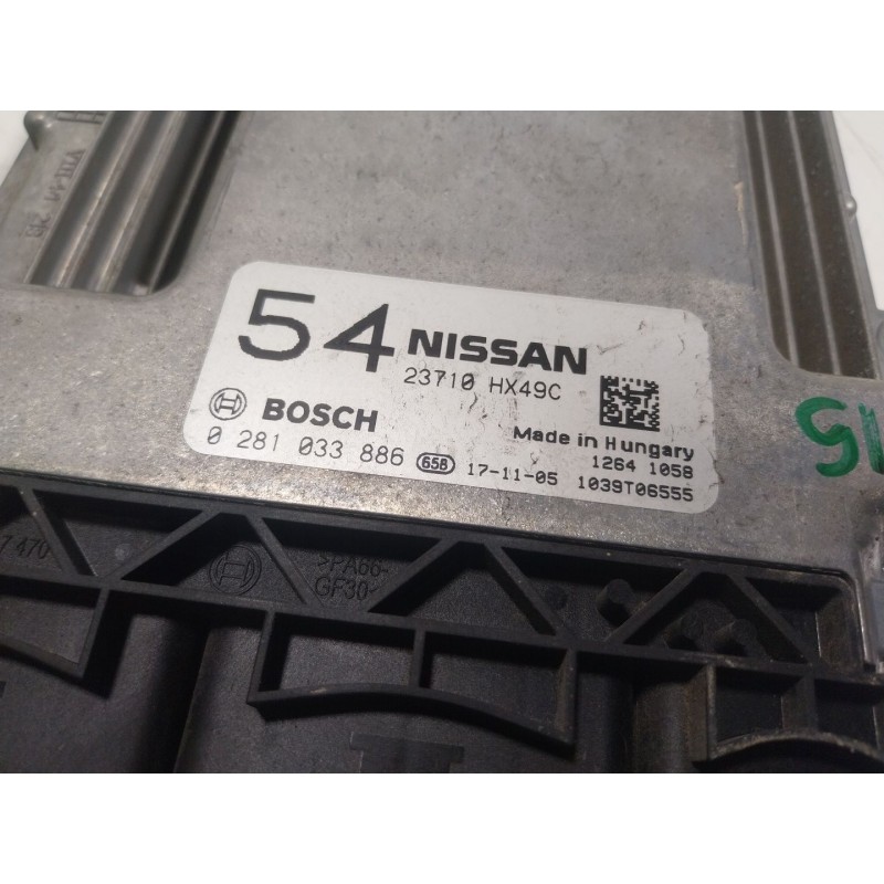 Recambio de centralita motor uce para nissan qashqai ii suv (j11, j11_) 1.6 dci referencia OEM IAM  23710HX49C 