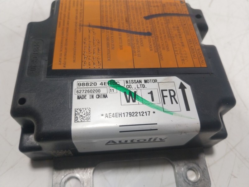 Recambio de centralita airbag para nissan qashqai ii suv (j11, j11_) 1.6 dci referencia OEM IAM  988204EH0C 