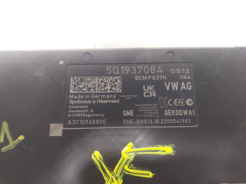 Recambio de modulo electronico para volkswagen t-roc (a11, d11) 2.0 tdi referencia OEM IAM  5Q1937084 