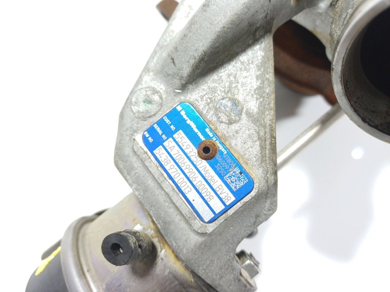 Recambio de turbocompresor para opel mokka x 1.6 cdti dpf referencia OEM IAM  55493250 