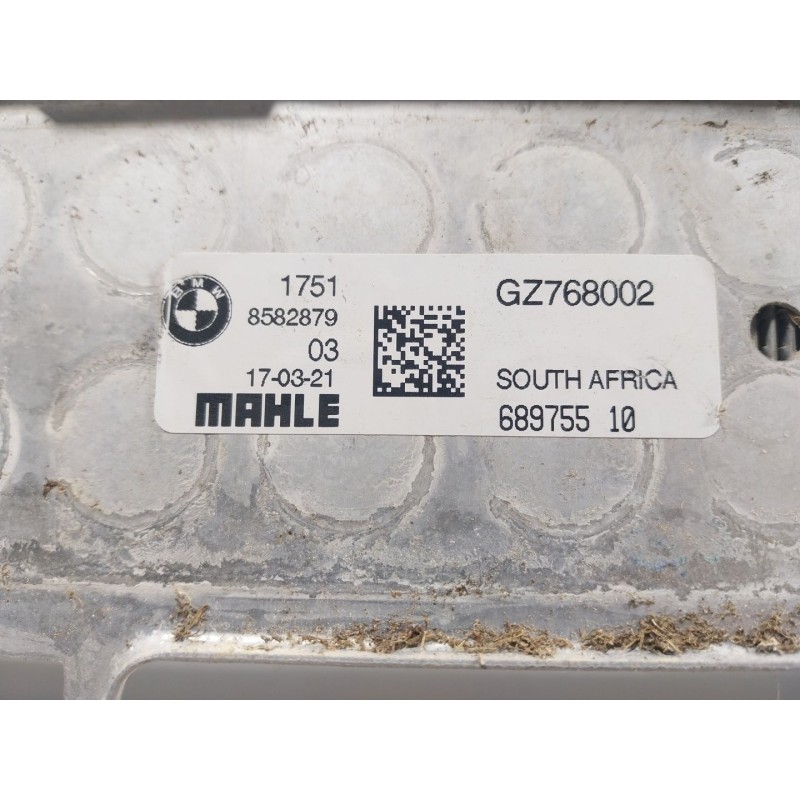 Recambio de intercooler para bmw x3 (g01, f97, g08) xdrive 20 d mild-hybrid referencia OEM IAM  858287903 